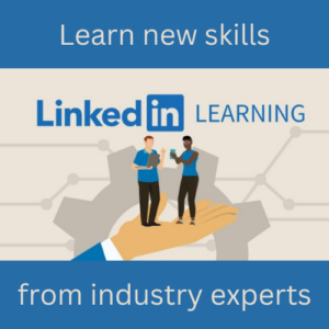 Link to the LinkedIn Learning login page for members of Smithers Public Library