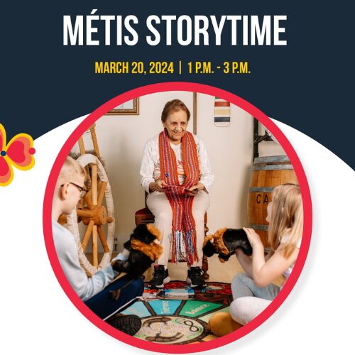 Event image with photo of a Metis Elder.