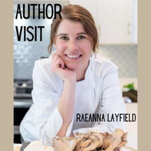 Author in her kitchen